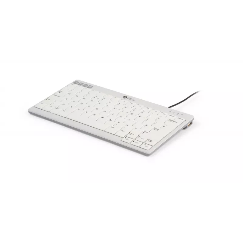 BakkerElkhuizen UltraBoard 950 V2 US Qwerty, vadu, USB, šķērveida taustiņu slēdzis, QWERTY, tumši pelēks, gaiši pelēks