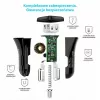 Strāvas lādētājs CHOETECH C0051 dubultais USB-A 36W QC3.0, melns