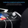 Strāvas lādētājs CHOETECH C0051 dubultais USB-A 36W QC3.0, melns