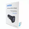 Strāvas lādētājs CHOETECH C0051 dubultais USB-A 36W QC3.0, melns