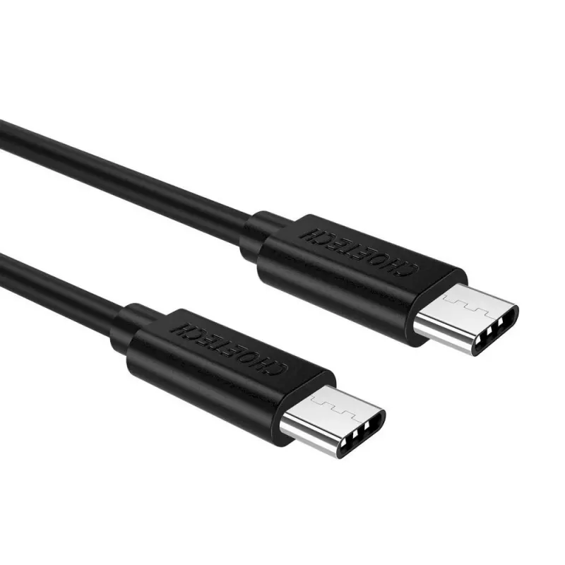 USB Type-C uz Type-C kabelis CHOETECH CC0004-V2, 3 m, PD 20W, melns