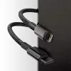 Kabelis Baseus Tungsten Gold 1 m Melns Lightning uz USB C