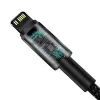 Kabelis Baseus Tungsten Gold 1 m Melns Lightning uz USB C