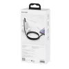 Baseus Tungsten Gold 2 m melns Lightning USB C kabelis