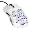 Glorious Gaming Glorious Model O pele, parasta (balta), labroču, optiskā, USB Type-A, 12000 DPI, balta