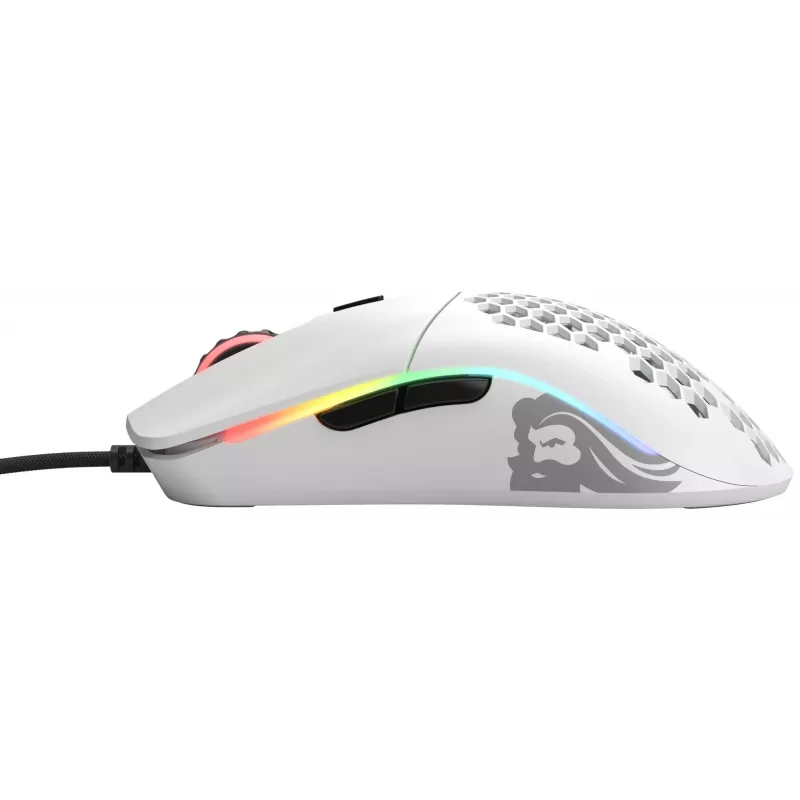 Glorious Gaming Glorious Model O pele, parasta (balta), labroču, optiskā, USB Type-A, 12000 DPI, balta