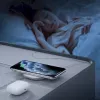 Bezvadu uzlādes paliktnis CHOETECH T550-F-v2 15W balts — ar Qi saderīgs 15 W ātrās bezvadu uzlādes lādētājs