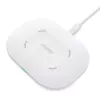 Bezvadu uzlādes paliktnis CHOETECH T550-F-v2 15W balts — ar Qi saderīgs 15 W ātrās bezvadu uzlādes lādētājs