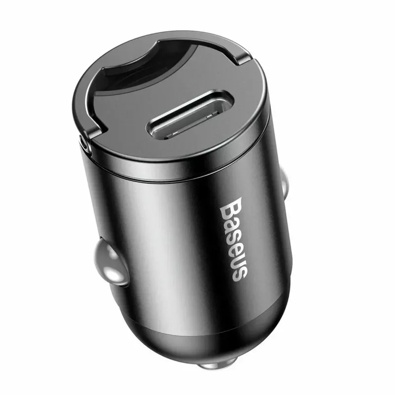 Sienas lādētājs Baseus VCHX-B0G 30W ar QC4.0 un PD3.0 atbalstu