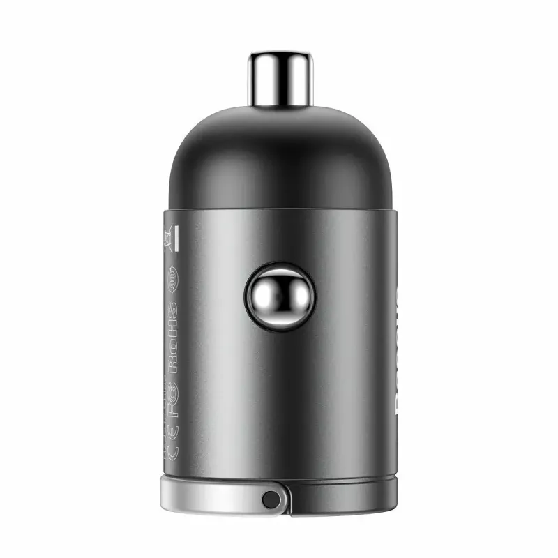 Sienas lādētājs Baseus VCHX-B0G 30W ar QC4.0 un PD3.0 atbalstu