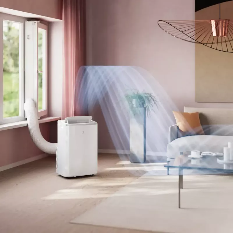 Electrolux EXP34U339HW pārnēsājamais gaisa kondicionieris 64 dB Balts
