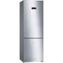 Bosch Serie 4 KGN49XLEA ledusskapis ar saldētavu, brīvi stāvošs, 438 L, nerūsējošais tērauds