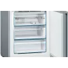 Bosch Serie 4 KGN49XLEA ledusskapis ar saldētavu, brīvi stāvošs, 438 L, nerūsējošais tērauds