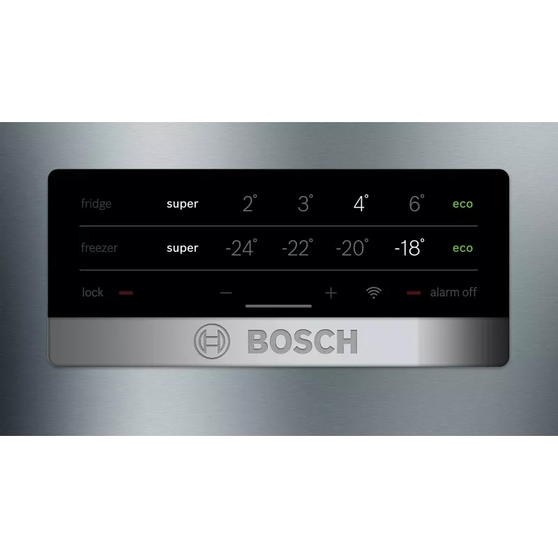 Bosch Serie 4 KGN49XLEA ledusskapis ar saldētavu, brīvi stāvošs, 438 L, nerūsējošais tērauds