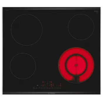 Bosch Serie 6 PKF675FP2E plīts virsma Melns Iebūvējams 60 cm Keramiskā plīts virsma 4 zona(s)