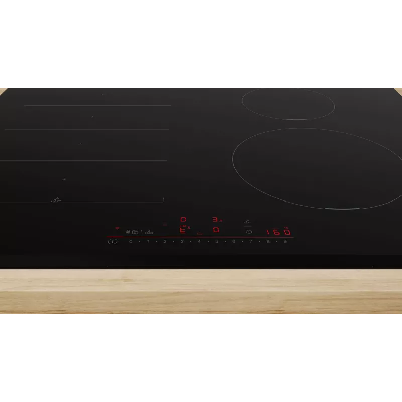 Bosch Serie 6 PIX631HC1E plīts virsma Melna Iebūvējams 60 cm Zonu indukcijas plīts virsma 4 zona(s)