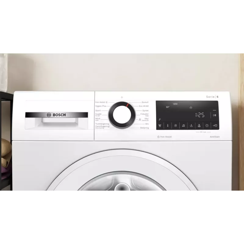 Bosch Serie 6 WGG242Z2SN veļas mazgājamā mašīna, ielādējama no priekšas, 9 kg, 1200 apgr./min, balta