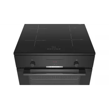 Bosch Serie 4 HLN39A060U plīts Brīvi stāvoša plīts Elektriskā Zonas indukcijas virsma Melna