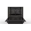 Bosch Serie 4 HLN39A060U plīts Brīvi stāvoša plīts Elektriskā Zonas indukcijas virsma Melna