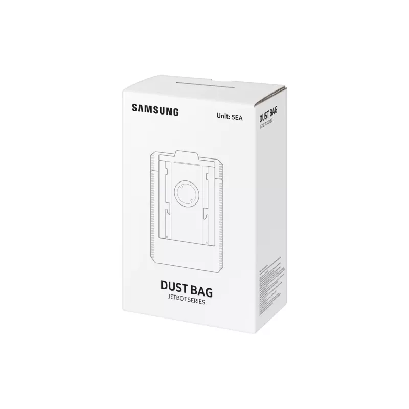 Putekļu maisiņš Samsung VCA-RDB95 robotam putekļsūcējam Balts 5 gab.