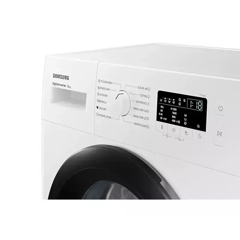 Samsung WW60A3120BE/LE veļas mašīna ar priekšējo ielādi 6 kg 1200 RPM balta