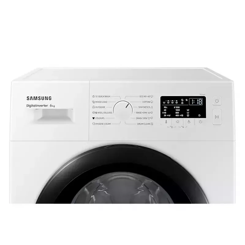 Samsung WW60A3120BE/LE veļas mašīna ar priekšējo ielādi 6 kg 1200 RPM balta