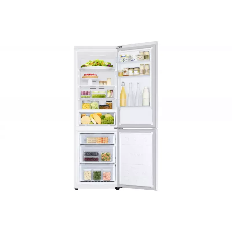 Brīvi stāvošs ledusskapis Samsung RB34C670EWW/EF — 344 L kopējā, ledusskapis 230 L, saldētava 114 L, No Frost, Balts