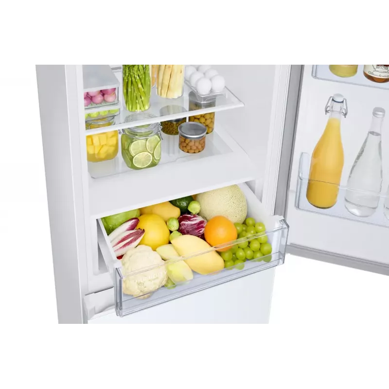 Brīvi stāvošs ledusskapis Samsung RB34C670EWW/EF — 344 L kopējā, ledusskapis 230 L, saldētava 114 L, No Frost, Balts