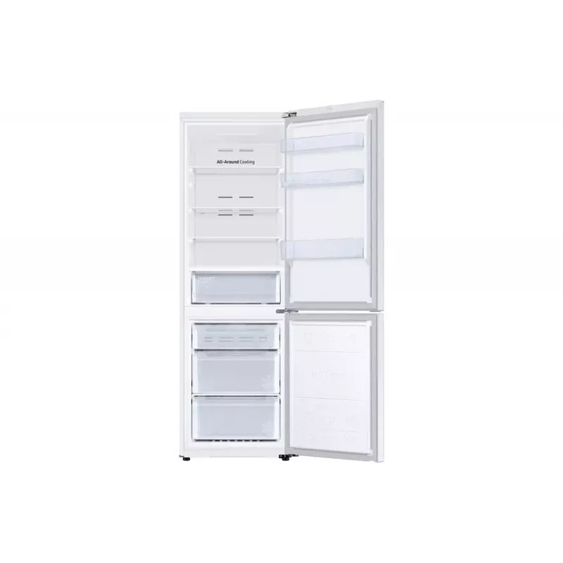 Brīvi stāvošs ledusskapis Samsung RB34C670EWW/EF — 344 L kopējā, ledusskapis 230 L, saldētava 114 L, No Frost, Balts