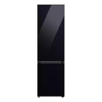 Brīvi stāvošs ledusskapis Samsung RB38C6B2E22 ar No Frost, labās puses eņģes, 35 dB, energoklase E, 8 kg/24h sasaldēšanas jauda, 4 plaukti, 2 dārzeņu atvilktnes, melns