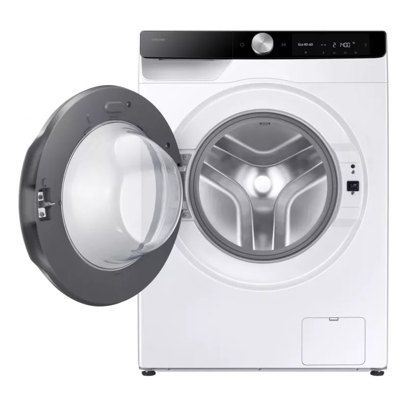 Samsung WW90DG6G94LKU4 veļas mazgājamā mašīna Ielādējama no priekšpuses 9 kg 1400 RPM Balta