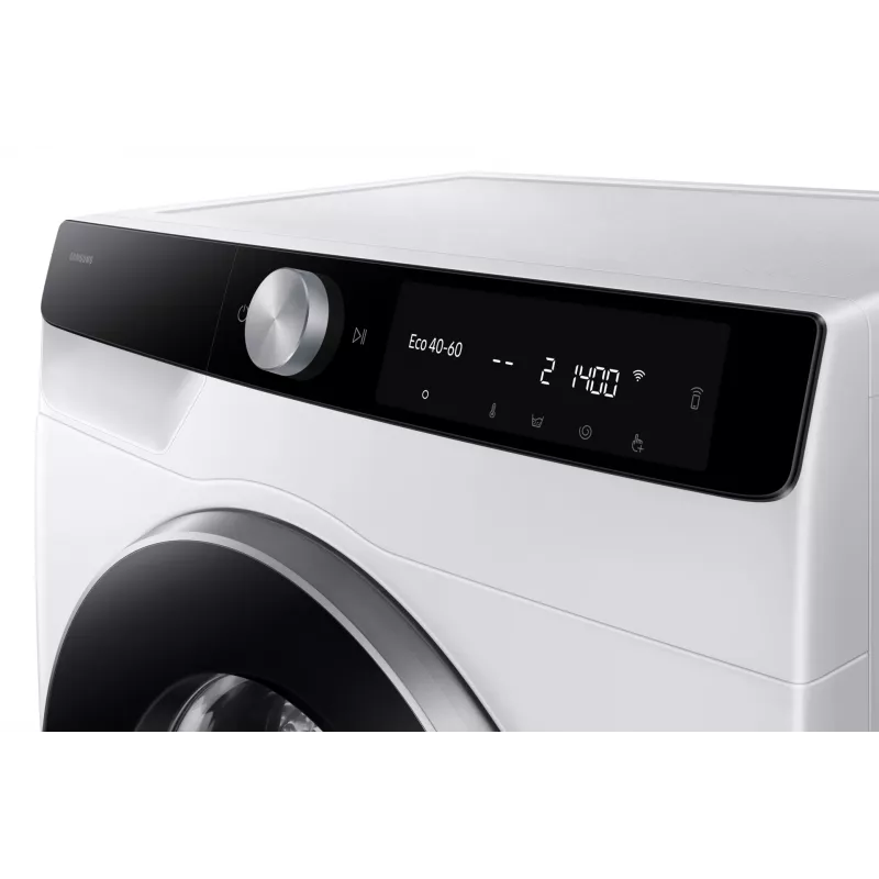 Samsung WW90DG6G94LKU4 veļas mazgājamā mašīna Ielādējama no priekšpuses 9 kg 1400 RPM Balta