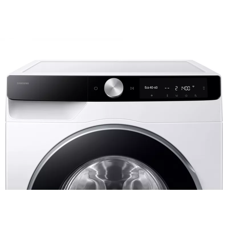 Samsung WW90DG6G94LKU4 veļas mazgājamā mašīna Ielādējama no priekšpuses 9 kg 1400 RPM Balta