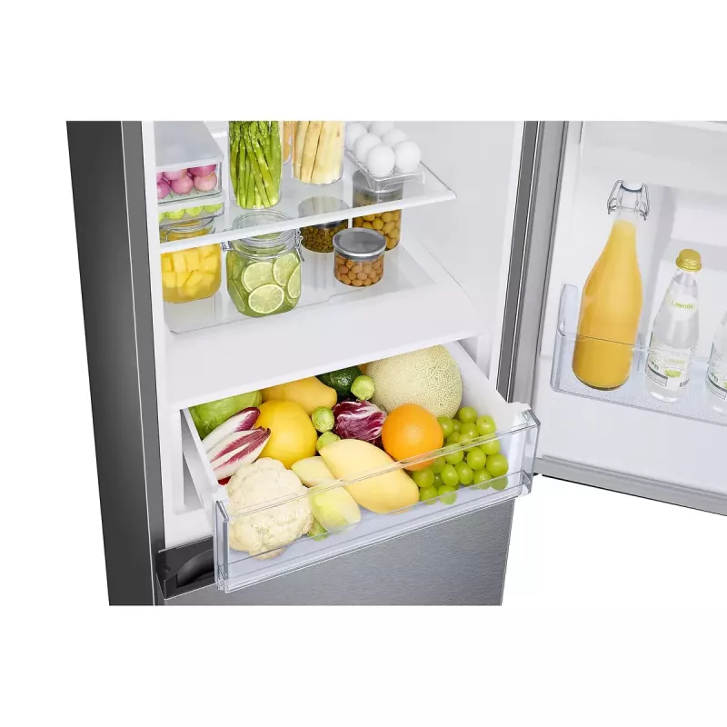 Samsung Series 6 RB34C632ESA/EU Classic ledusskapis ar saldētavu ar SpaceMax™ tehnoloģiju – sudraba krāsā