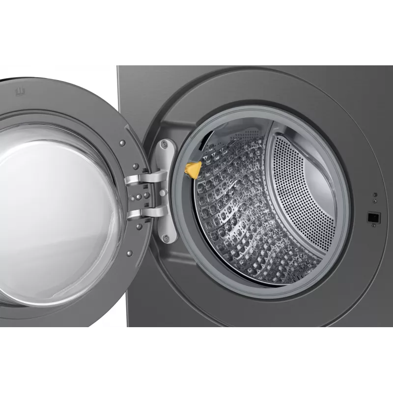 Samsung WD18DB8995BZ veļas mazgājamā un žāvējamā mašīna, brīvstāvoša, ar priekšējo ielādi, no nerūsējošā tērauda, A