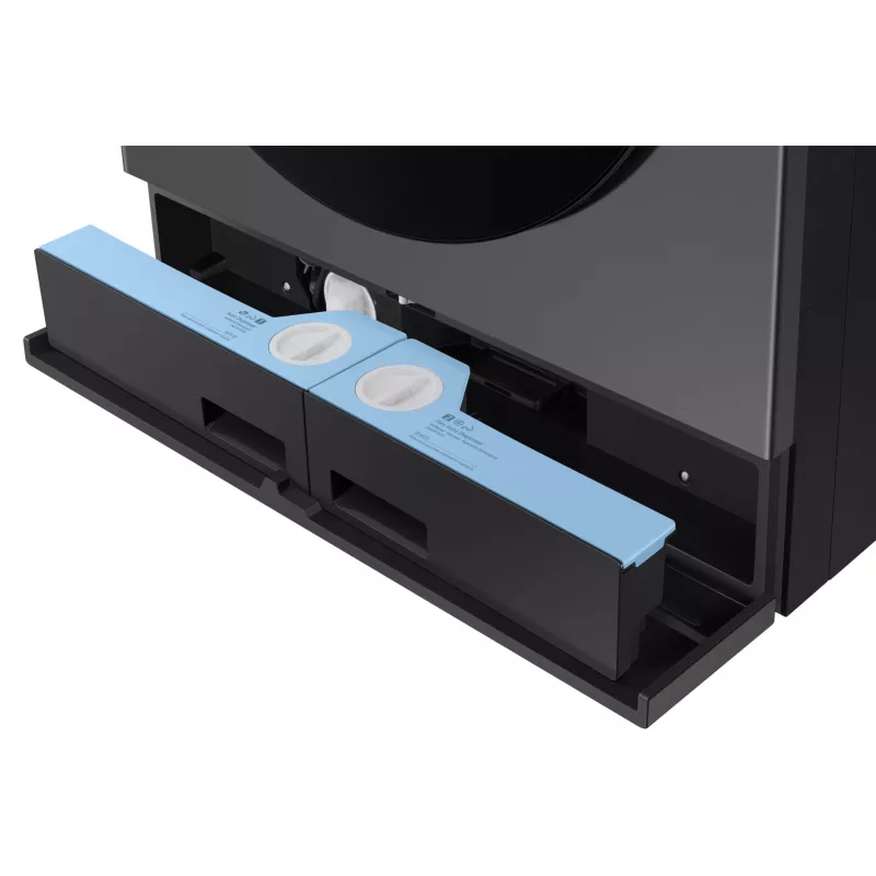 Samsung WD18DB8995BZ veļas mazgājamā un žāvējamā mašīna, brīvstāvoša, ar priekšējo ielādi, no nerūsējošā tērauda, A