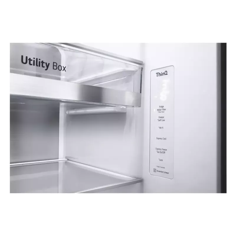 Amerikāņu ledusskapis LG InstaView™ ThinQ™ GSXV90MCAE 635 L