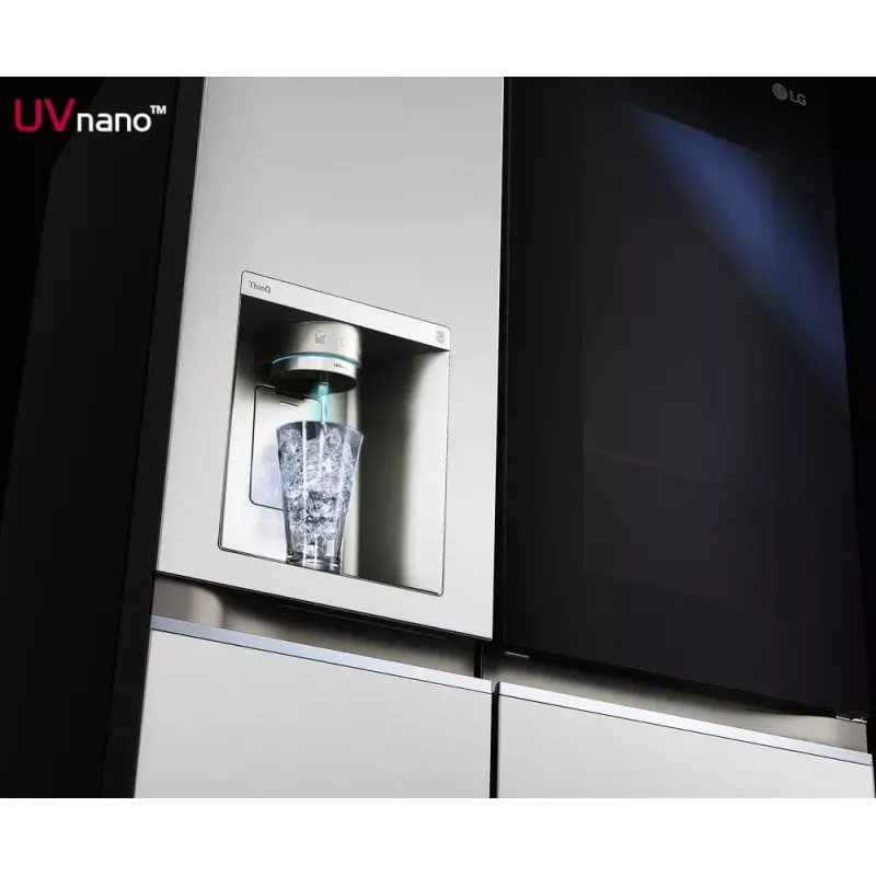 Amerikāņu ledusskapis LG InstaView™ ThinQ™ GSXV90MCAE 635 L