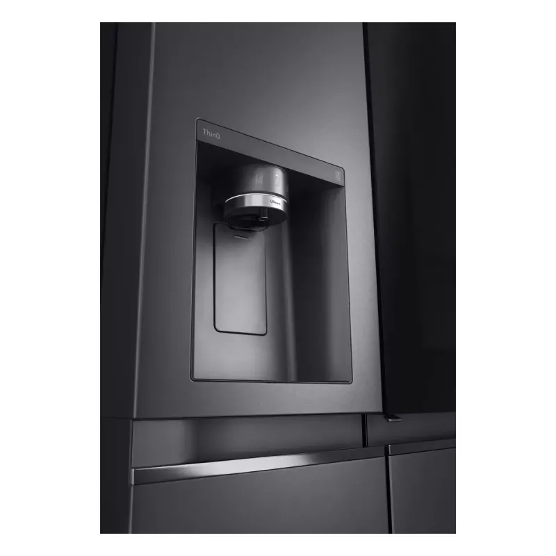 LG InstaView ™ ThinQ™ GSXV91MCAE Amerikāņu tipa ledusskapis ar saldētavu 635 L