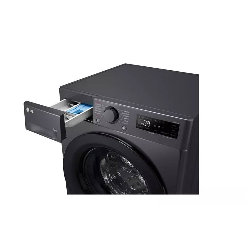 LG F4WR510SBM veļas mazgājamā mašīna ar priekšējo ielādi 10 kg 1360 RPM melna