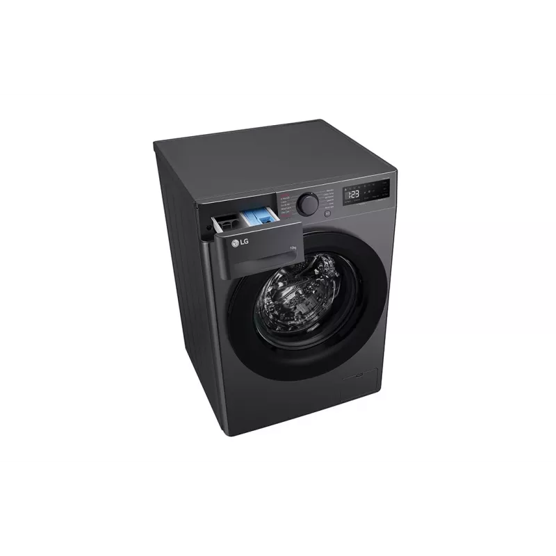 LG F4WR510SBM veļas mazgājamā mašīna ar priekšējo ielādi 10 kg 1360 RPM melna