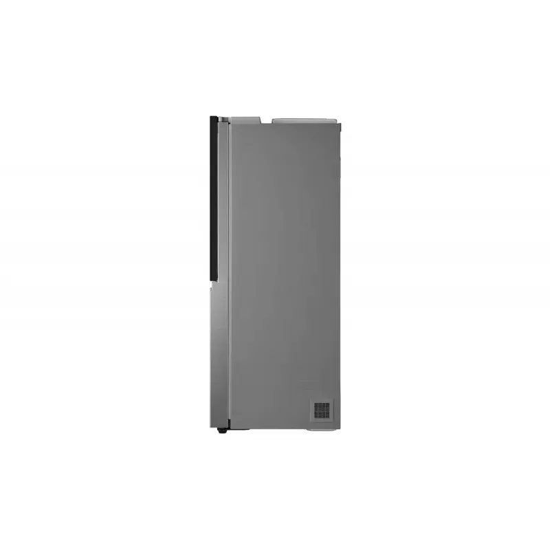LG InstaView GSXV91PZAE ledusskapis ar blakus durvīm Brīvstāvošs 635 L Melns, Nerūsējošais tērauds