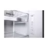LG InstaView GSXV91PZAE ledusskapis ar blakus durvīm Brīvstāvošs 635 L Melns, Nerūsējošais tērauds