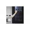 LG InstaView GSXV91PZAE ledusskapis ar blakus durvīm Brīvstāvošs 635 L Melns, Nerūsējošais tērauds
