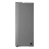 LG GSLC41PYPE sānu pret sānu ledusskapis, 641 l kopā, ledusskapis 420 l / saldētava 221 l, brīvstāvošs, sudraba