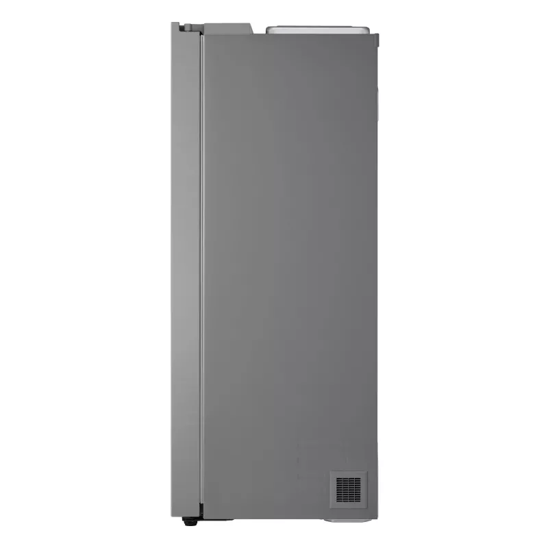 LG GSLC41PYPE sānu pret sānu ledusskapis, 641 l kopā, ledusskapis 420 l / saldētava 221 l, brīvstāvošs, sudraba