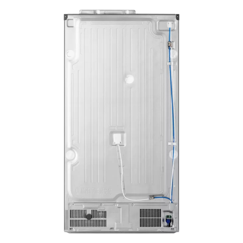 LG GSLC41PYPE sānu pret sānu ledusskapis, 641 l kopā, ledusskapis 420 l / saldētava 221 l, brīvstāvošs, sudraba