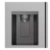 LG GSLC41PYPE sānu pret sānu ledusskapis, 641 l kopā, ledusskapis 420 l / saldētava 221 l, brīvstāvošs, sudraba