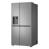 LG GSLC41PYPE sānu pret sānu ledusskapis, 641 l kopā, ledusskapis 420 l / saldētava 221 l, brīvstāvošs, sudraba
