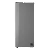LG GSLC41PYPE sānu pret sānu ledusskapis, 641 l kopā, ledusskapis 420 l / saldētava 221 l, brīvstāvošs, sudraba